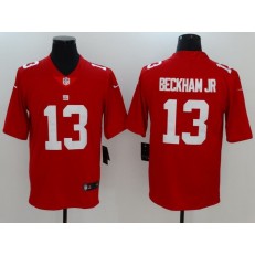 New York Giants #13 Odell Beckha Jr Red Vapor Untouchable Limited Men Nike NFL Jersey