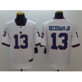 New York Giants #13 Odell Beckha Jr White Color Rush Men Limited Nike NFL Jersey