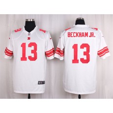 New York Giants #13 Odell Beckha Jr White Nike NFL Men Game Jersey