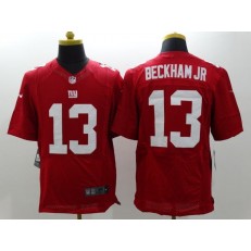 New York Giants #13 Odell Beckham Jr Red Elite Men Nike NFL Jersey