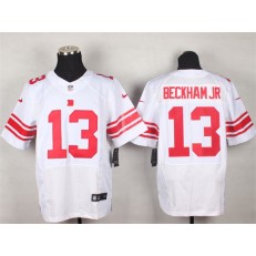 New York Giants #13 Odell Beckham Jr White Road NFL Nike Elite Men Jersey