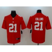 New York Giants #21 Landon Collins Red Vapor Untouchable Limited Men Nike NFL Jersey
