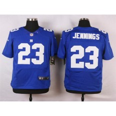 New York Giants #23 Rashad Jennings Royal Blue Team Color NFL Nike Elite Men Jersey
