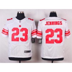 New York Giants #23 Rashad Jennings White Road NFL Nike Elite Men Jersey