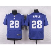 New York Giants #28 Eli Apple Royal Blue Team Color NFL Nike Elite Men Jersey