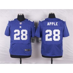New York Giants #28 Eli Apple Royal Blue Team Color NFL Nike Elite Men Jersey