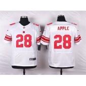 New York Giants #28 Eli Apple White Road NFL Nike Elite Men Jersey