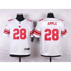 New York Giants #28 Eli Apple White Road NFL Nike Elite Men Jersey