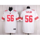 New York Giants #56 Lawrence Taylor White Nike NFL Men Game Jersey