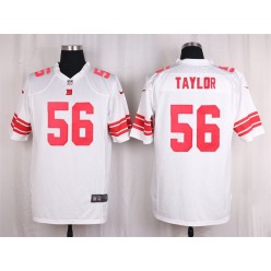 New York Giants #56 Lawrence Taylor White Nike NFL Men Game Jersey