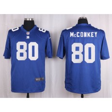 New York Giants #80 Phil McConkey Blue Nike NFL Men Game Jersey