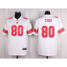 New York Giants #80 Victor Cruz White Nike NFL Men Game Jersey