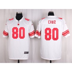 New York Giants #80 Victor Cruz White Nike NFL Men Game Jersey