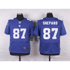 New York Giants #87 Sterling Shepard Royal Blue Team Color NFL Nike Elite Men Jersey