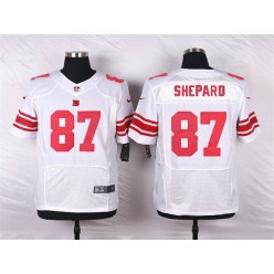 New York Giants #87 Sterling Shepard White Road NFL Nike Elite Men Jersey