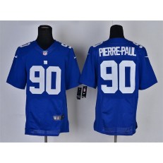 New York Giants #90 Jason Pierre-Paul Royal Blue Team Color NFL Nike Elite Men Jersey