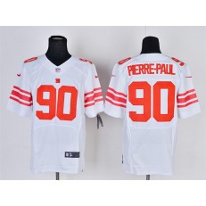 New York Giants #90 Jason Pierre-Paul White Road NFL Nike Elite Men Jersey