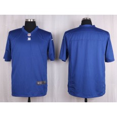 New York Giants Blank Blue Nike NFL Men Game Jersey