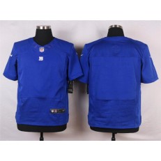 New York Giants Blank Royal Blue Team Color Men NFL Nike Elite Jersey
