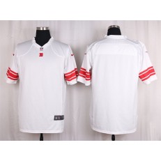 New York Giants Blank White Nike NFL Men Game Jersey
