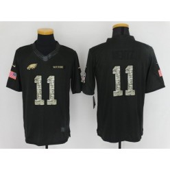 Philadelphia Eagles #11 Carson Wentz Anthracite Limited Men Nike NFL Jersey