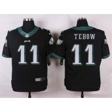 Philadelphia Eagles #11 Tim Tebow Black Alternate Men Stitched Nike NFL New Elite Jersey