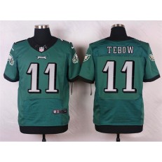 Philadelphia Eagles #11 Tim Tebow Midnight Green Team Color Men Stitched Nike NFL New Elite Jersey