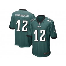 Philadelphia Eagles #12 Randall Cunningham Midnight Green Stitched NFL Reited Player Nike Game Men Jersey