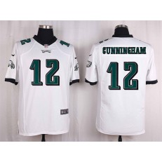 Philadelphia Eagles #12 Randall Cunningham White Men Nike NFL Game Jersey