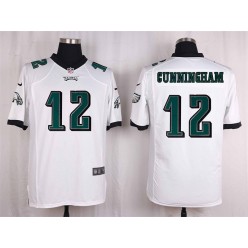 Philadelphia Eagles #12 Randall Cunningham White Men Nike NFL Game Jersey