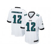 Philadelphia Eagles #12 Randall Cunningham White Stitched NFL Reited Player Nike Game Men Jersey
