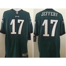 Philadelphia Eagles #17 Alshon Jeffery Midnight Green Team Color Men Stitched Nike NFL New Elite Jersey