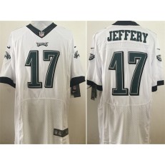 Philadelphia Eagles #17 Alshon Jeffery White Road Stitched NFL Nike Elite Men Jersey