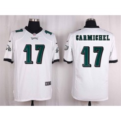 Philadelphia Eagles #17 Harold Carmichael White Men Nike NFL Game Jersey