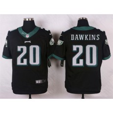 Philadelphia Eagles #20 Brian Dawkins Black Alternate Men Stitched Nike NFL New Elite Jersey