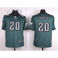 Philadelphia Eagles #20 Brian Dawkins Dark Green Men Nike NFL Game Jersey
