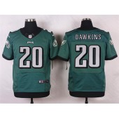 Philadelphia Eagles #20 Brian Dawkins Midnight Green Team Color Men Stitched Nike NFL New Elite Jersey