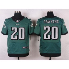 Philadelphia Eagles #20 Brian Dawkins Midnight Green Team Color Men Stitched Nike NFL New Elite Jersey