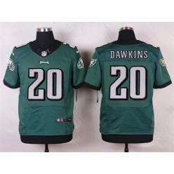 Philadelphia Eagles #20 Brian Dawkins Midnight Green Team Color Men Stitched Nike NFL New Elite Jersey