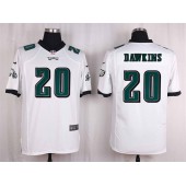 Philadelphia Eagles #20 Brian Dawkins White Men Nike NFL Game Jersey