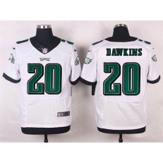 Philadelphia Eagles #20 Brian Dawkins White Road Stitched NFL Nike Elite Men Jersey