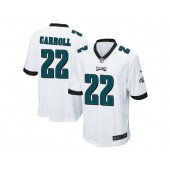 Philadelphia Eagles #22 Nolan Carroll White Stitched NFL Reited Player Nike Game Men Jersey