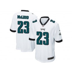 Philadelphia Eagles #23 Rodney McLeod White Stitched NFL Reited Player Nike Game Men Jersey