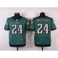Philadelphia Eagles #24 Ryan Mathews Midnight Green Team Color Men Stitched Nike NFL New Elite Jersey