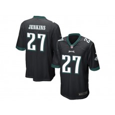 Philadelphia Eagles #27 Malcolm Jenkins Black Stitched NFL Reited Player Nike Game Men Jersey