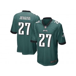 Philadelphia Eagles #27 Malcolm Jenkins Midnight Green Stitched NFL Reited Player Nike Game Men Jersey