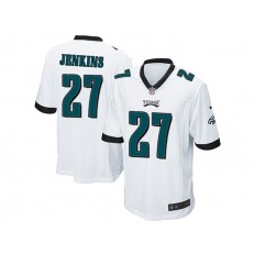 Philadelphia Eagles #27 Malcolm Jenkins White Stitched NFL Reited Player Nike Game Men Jersey