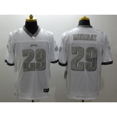 Philadelphia Eagles #29 DeMarco Murray White Platinum NFL Nike Limited Men Jersey