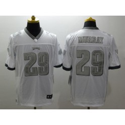 Philadelphia Eagles #29 DeMarco Murray White Platinum NFL Nike Limited Men Jersey