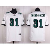 Philadelphia Eagles #31 Wilbert Montgomery White Men Nike NFL Game Jersey
